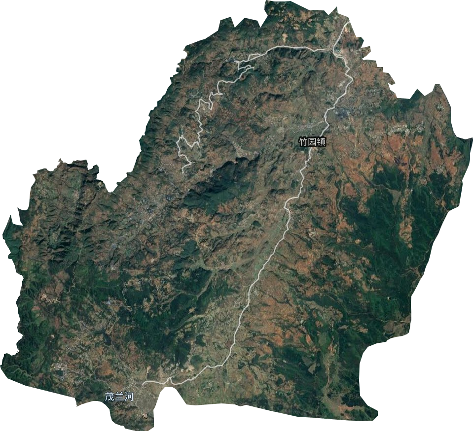 竹園鎮衛星圖
