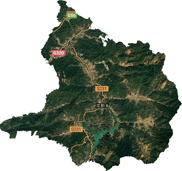 龍新鄉衛星圖