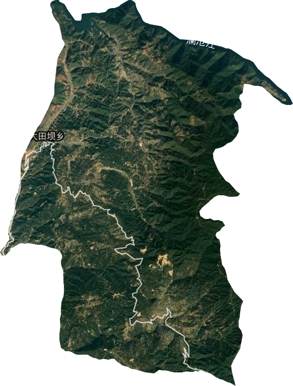 大田壩鄉(xiāng)衛(wèi)星圖