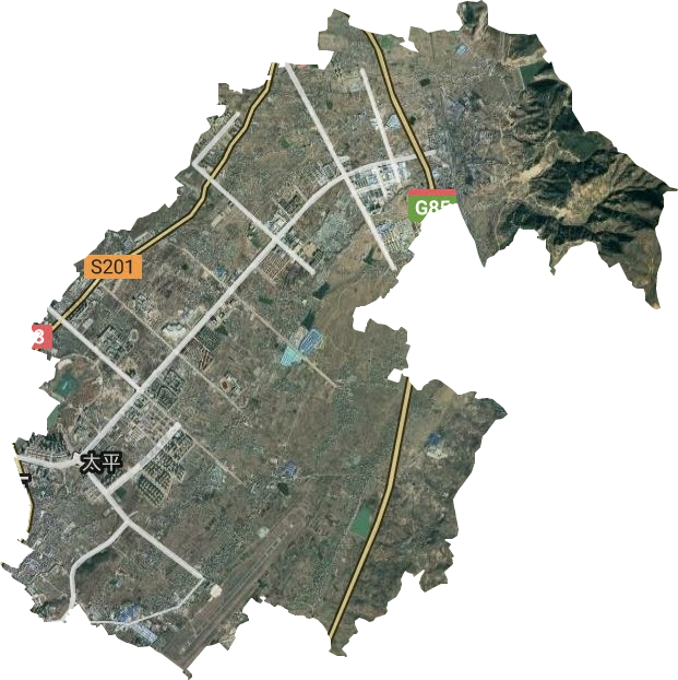 太平街道衛星圖