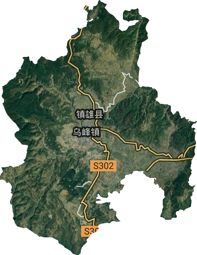 烏峰鎮衛星圖