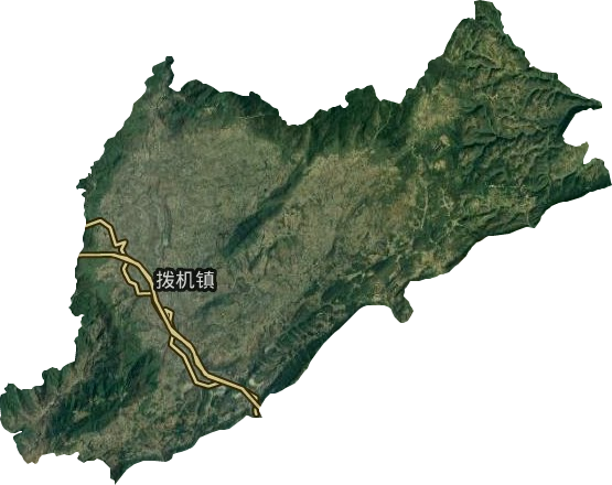 潑機(jī)鎮(zhèn)衛(wèi)星圖
