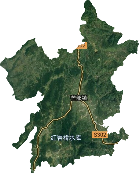 芒部鎮(zhèn)衛(wèi)星圖