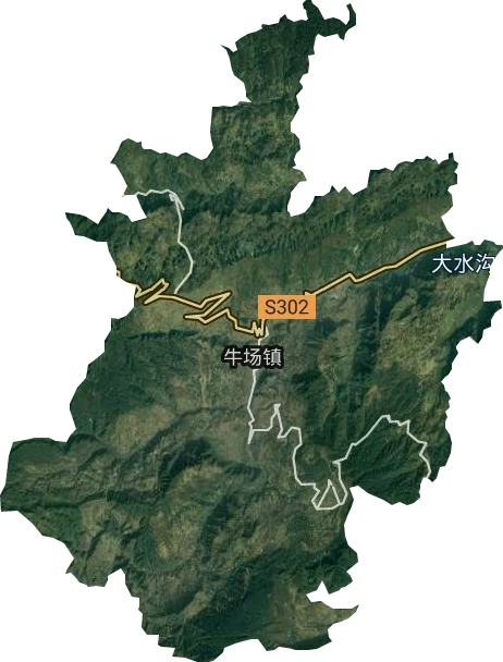 牛場鎮(zhèn)衛(wèi)星圖
