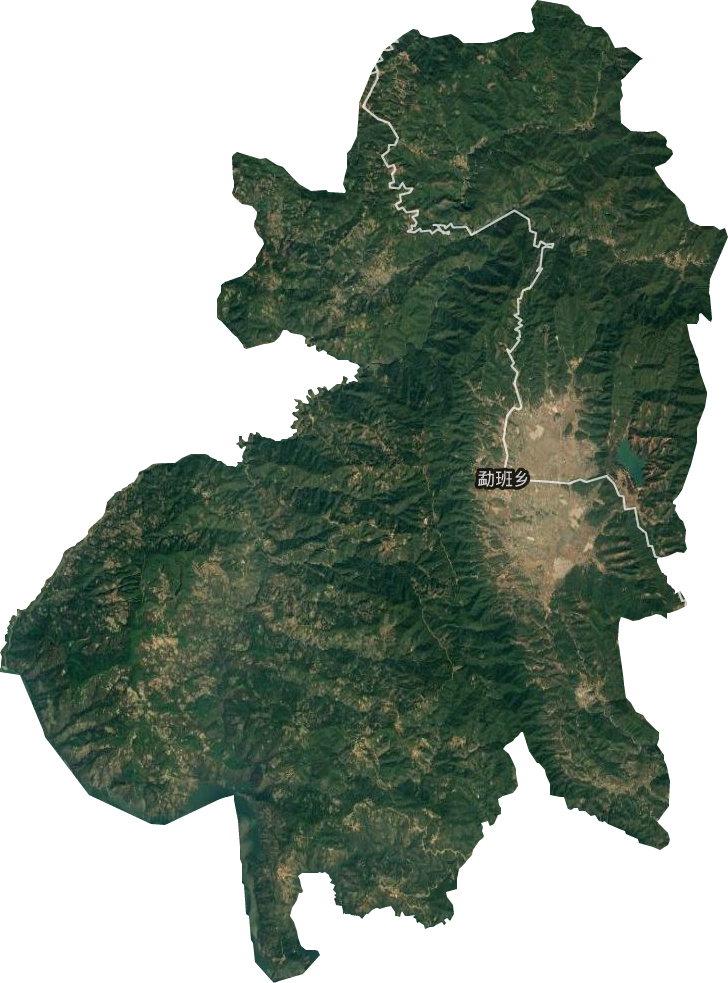 勐班鄉(xiāng)衛(wèi)星圖