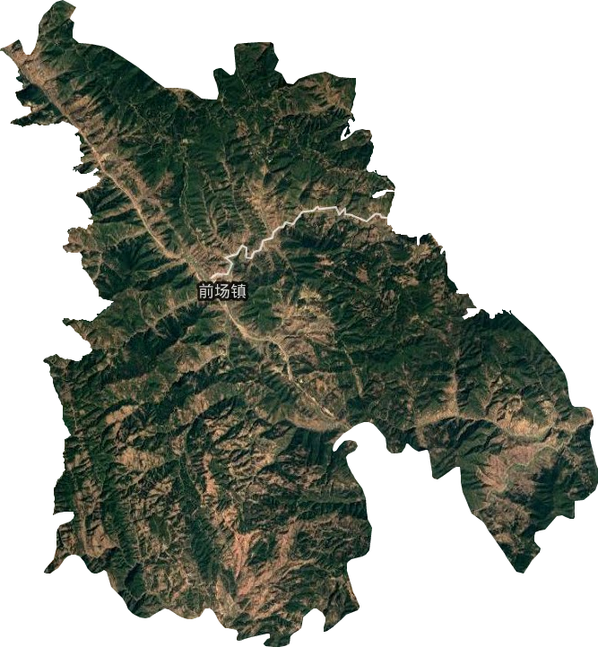 前場鎮衛星圖