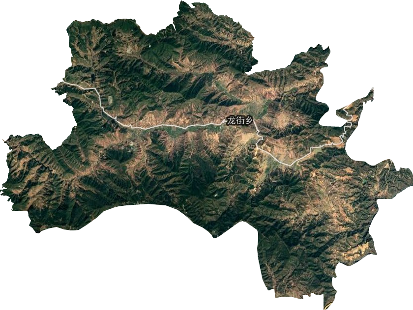 龍街鎮衛星圖