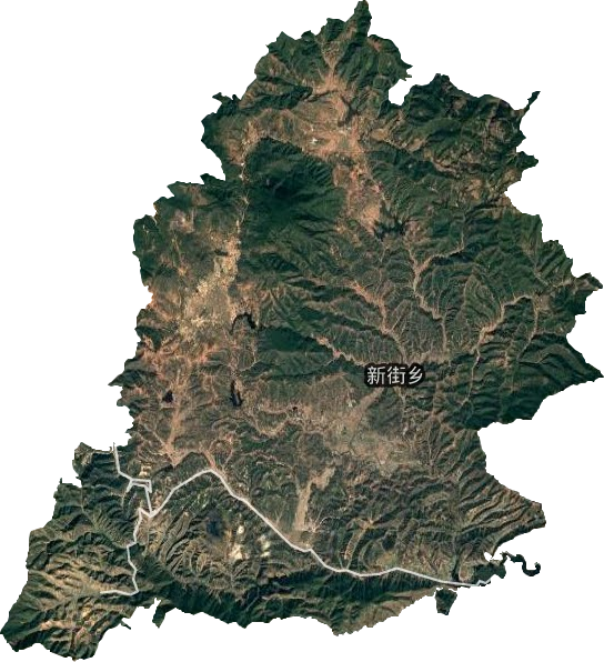 新街鎮(zhèn)衛(wèi)星圖