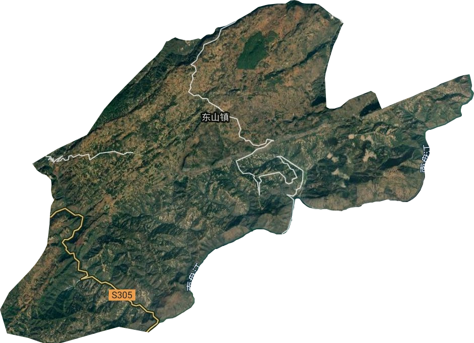 東山鎮衛星圖