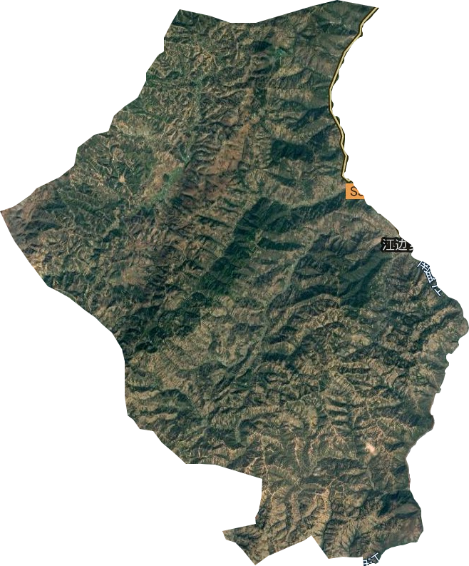 江邊鄉衛星圖