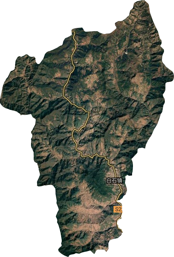 白石鎮(zhèn)衛(wèi)星圖