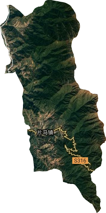 片馬鎮衛星圖