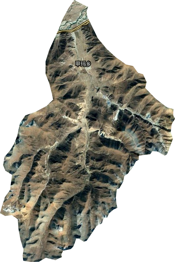 甲瑪鄉衛星圖
