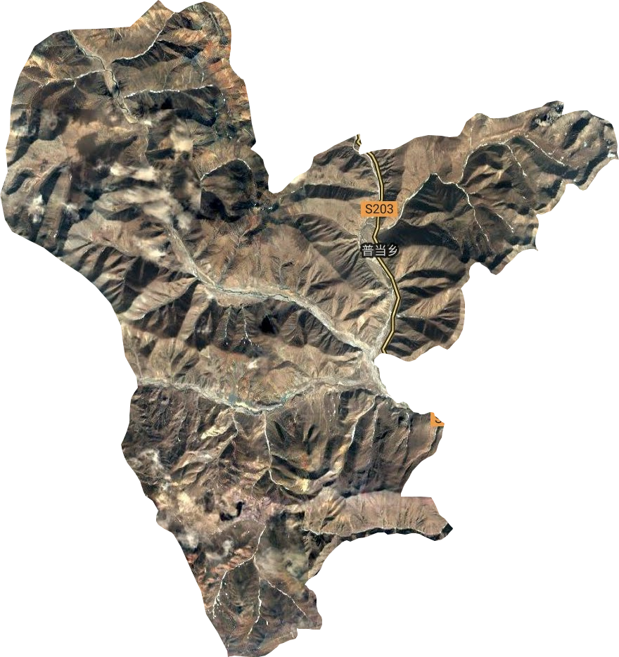 普當鄉衛星圖