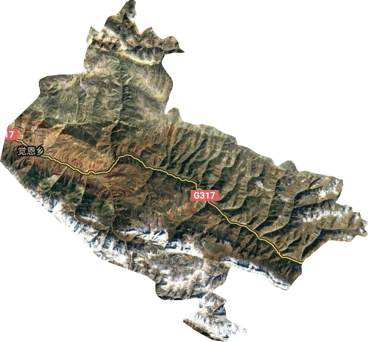 覺恩鄉衛星圖