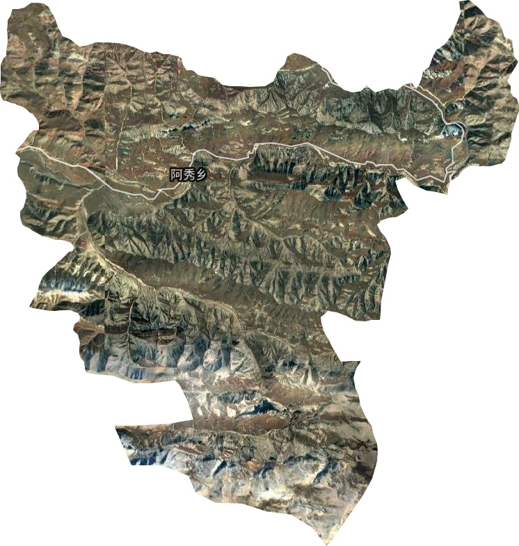 阿秀鄉衛星圖