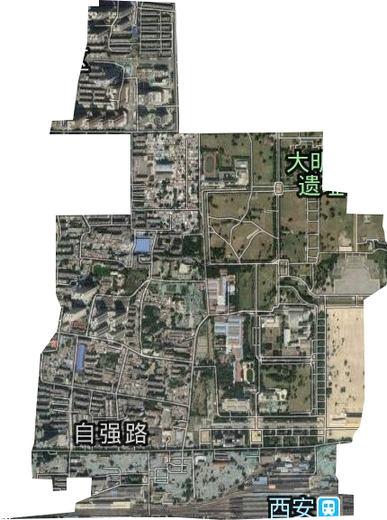 自強路街道衛(wèi)星圖