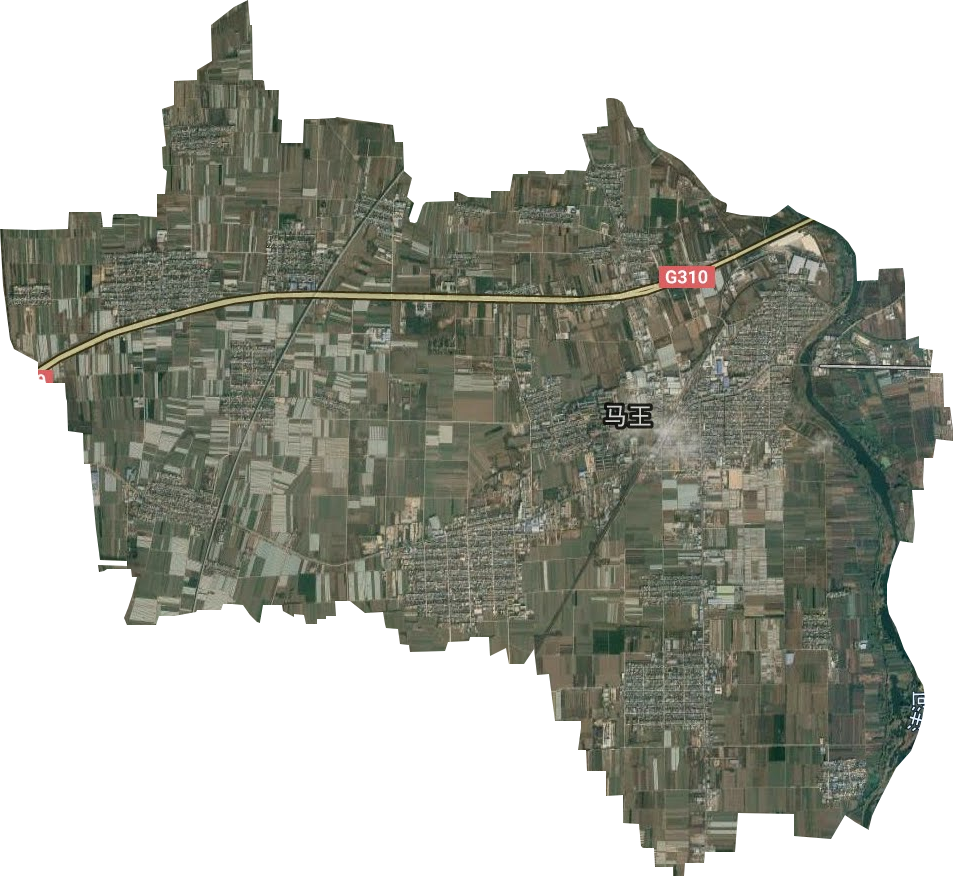 馬王街道衛星圖