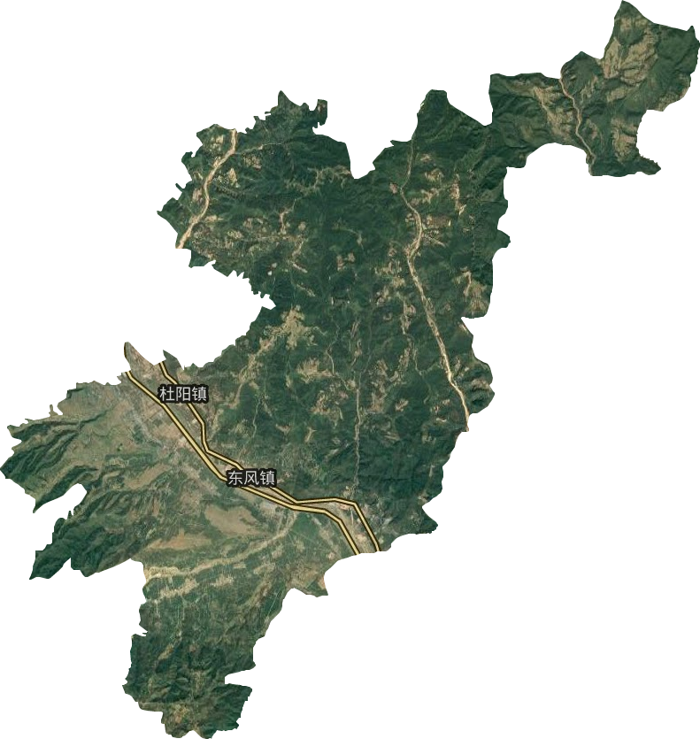 東風鎮衛星圖
