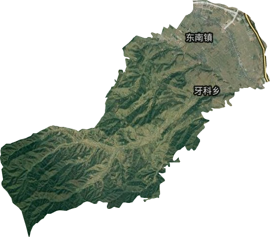 東南鎮衛星圖
