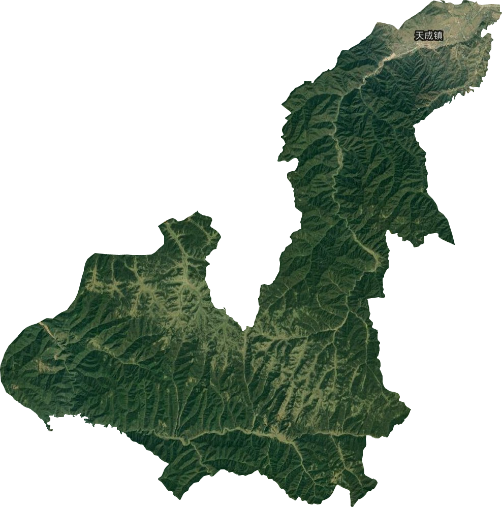 天成鎮衛星圖