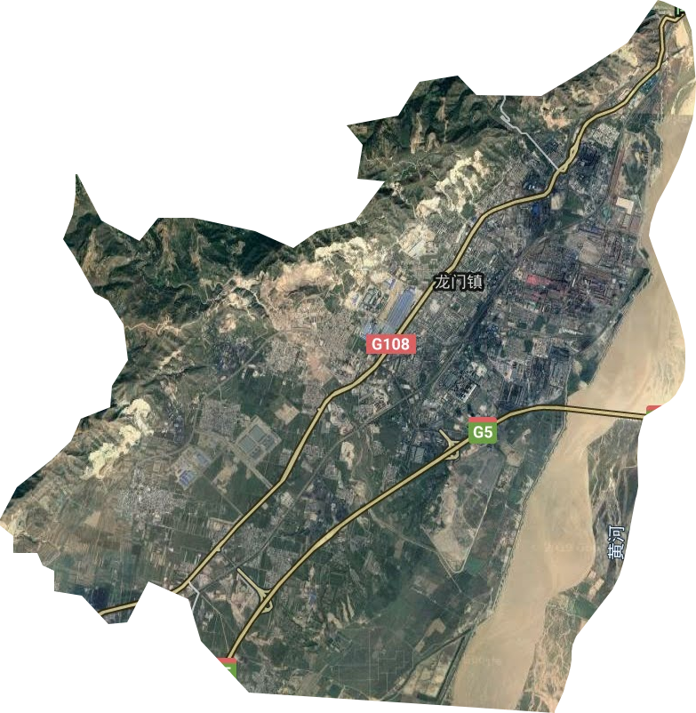 龍門鎮衛星圖