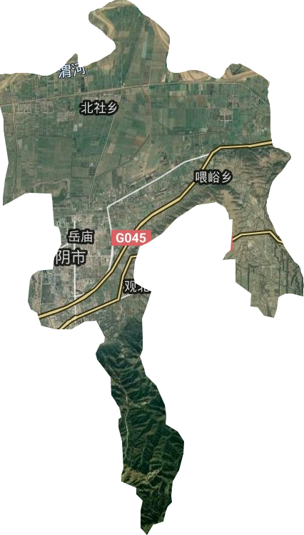 北社鄉衛星圖