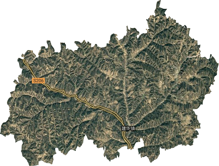 建華鎮(zhèn)衛(wèi)星圖