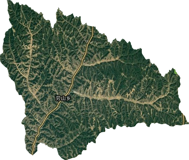 勞山鄉(xiāng)衛(wèi)星圖