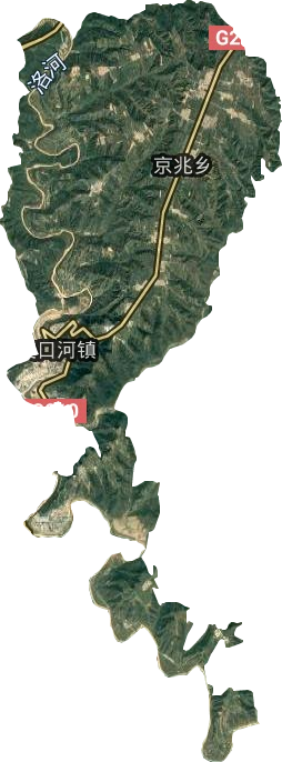 交口河鎮衛星圖