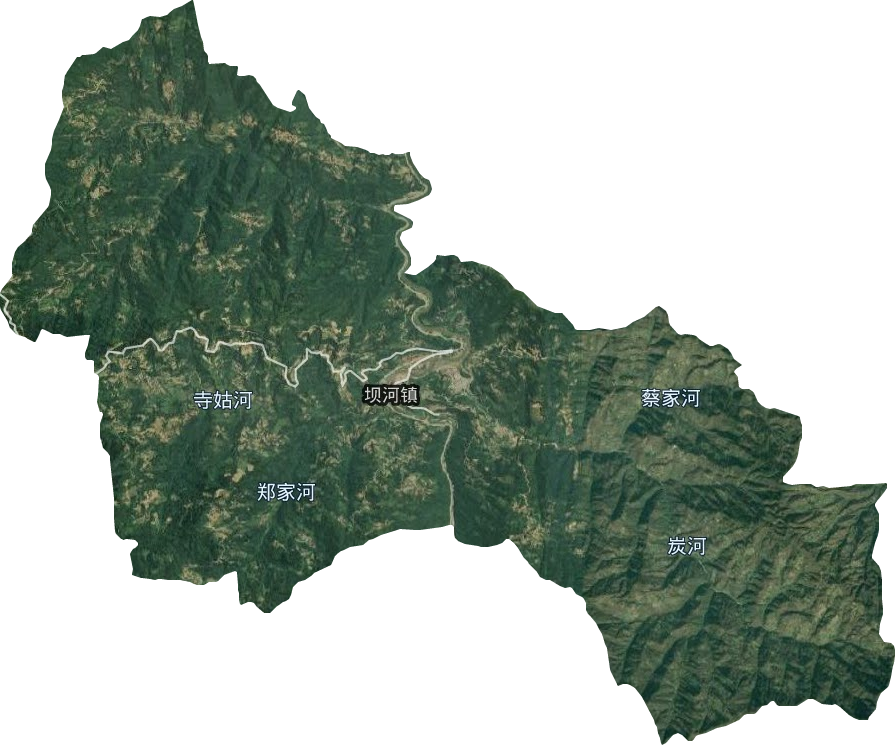 壩河鎮(zhèn)衛(wèi)星圖