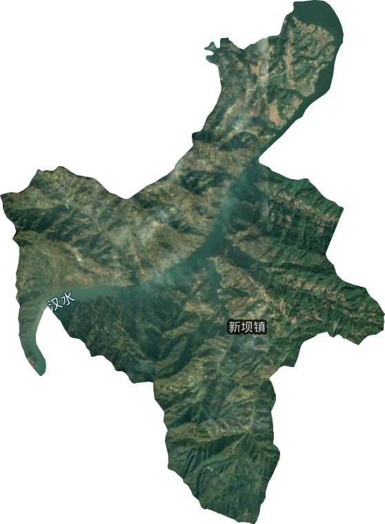 新壩鎮衛星圖