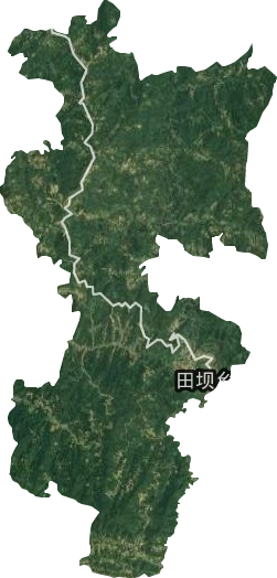 田壩鎮(zhèn)衛(wèi)星圖
