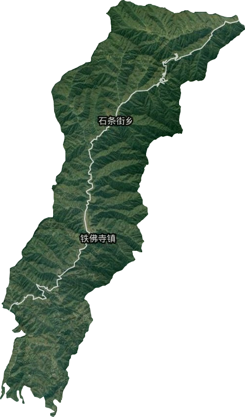 鐵佛寺鎮衛星圖