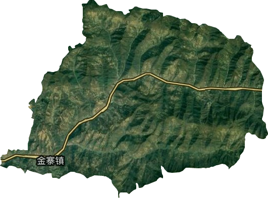 金寨鎮(zhèn)衛(wèi)星圖