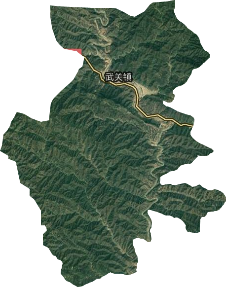 武關(guān)鎮(zhèn)衛(wèi)星圖