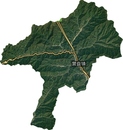 老林鄉衛星圖