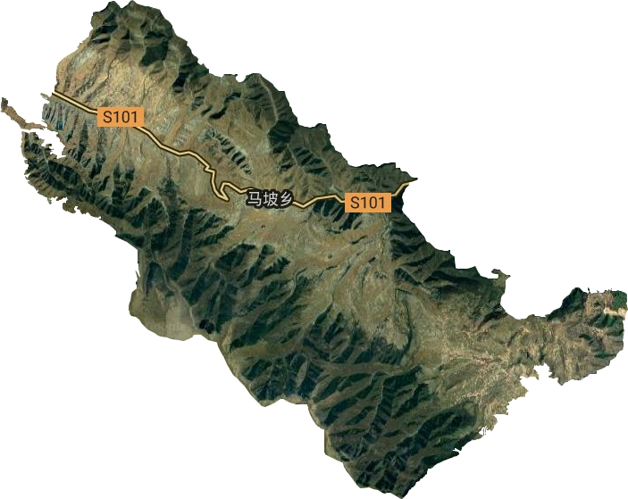 馬坡鄉(xiāng)衛(wèi)星圖