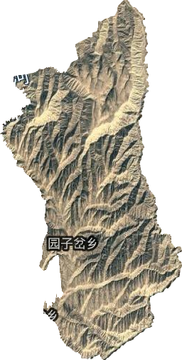 園子岔鄉衛星圖