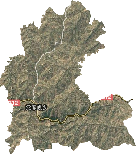 黨家峴鄉(xiāng)衛(wèi)星圖
