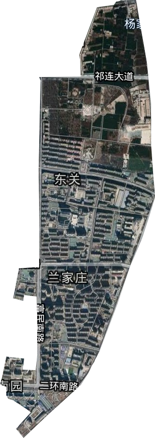 東關(guān)街街道衛(wèi)星圖