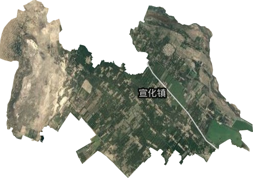 宣化鎮衛星圖