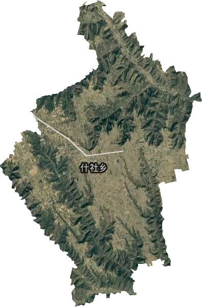 什社鄉(xiāng)衛(wèi)星圖