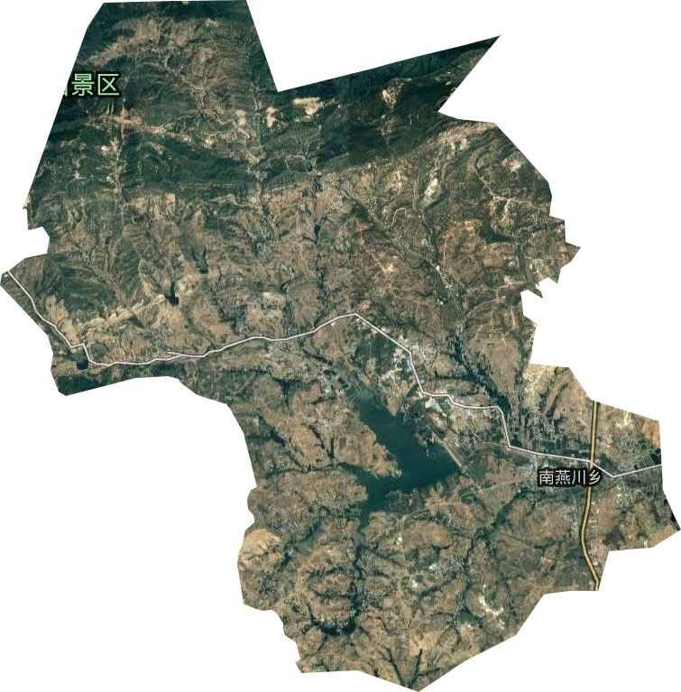 南燕川鄉衛星圖