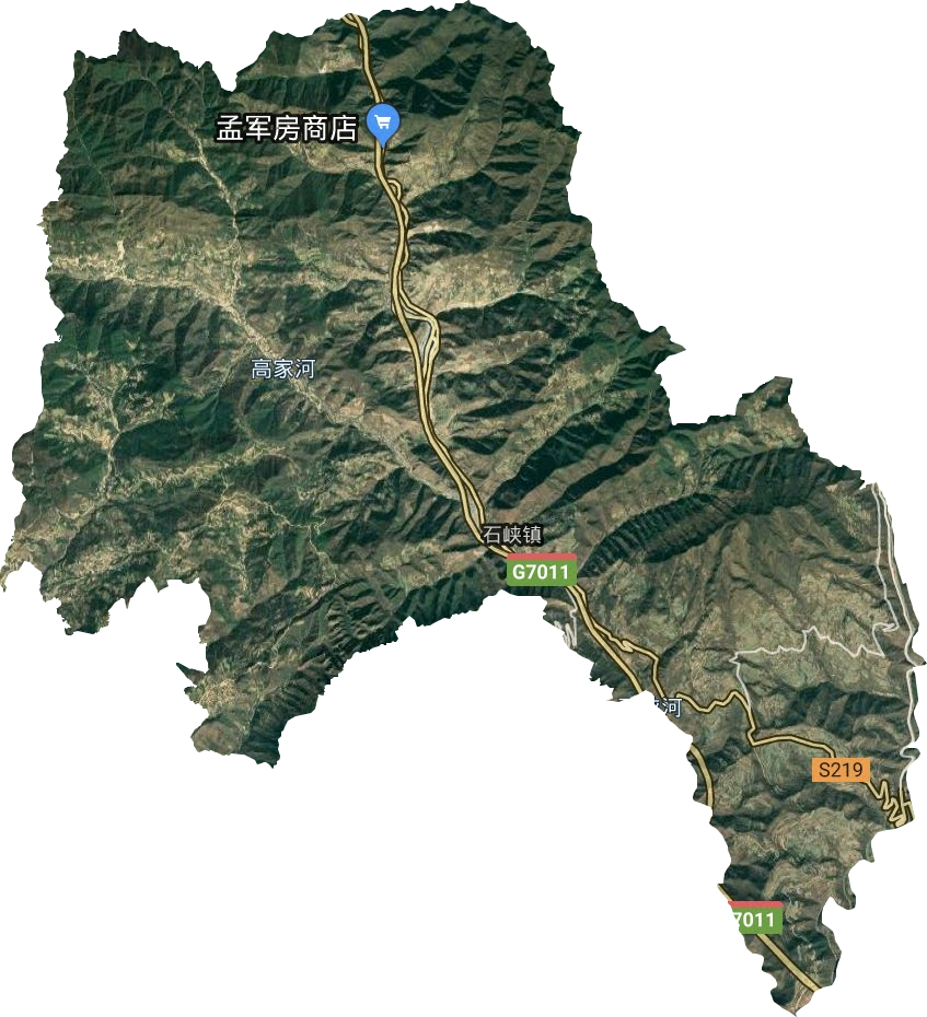 石峽鎮(zhèn)衛(wèi)星圖