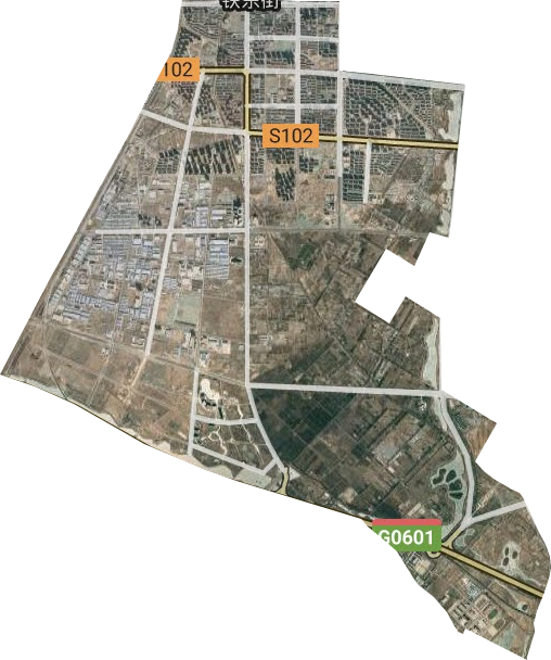 黃河東路街道衛星圖