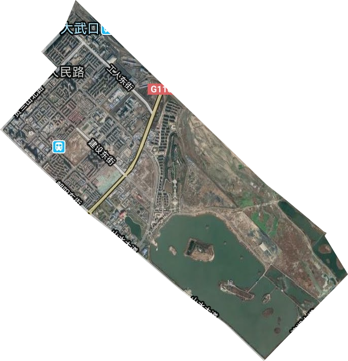 人民路街道衛星圖