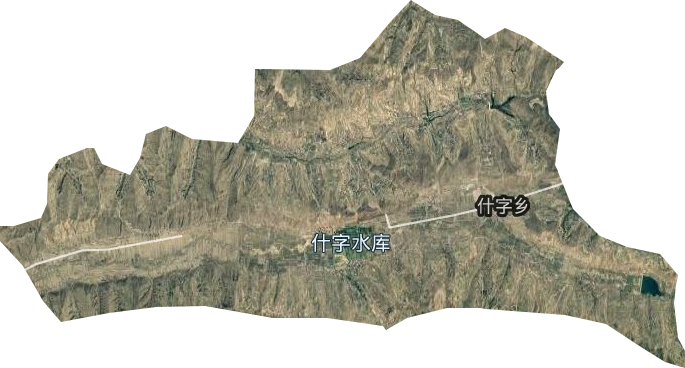 什字鄉衛星圖