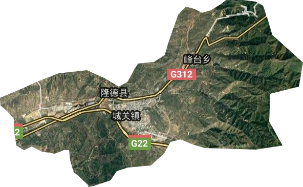 城關鎮衛星圖