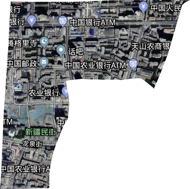 解放南路街道衛星圖
